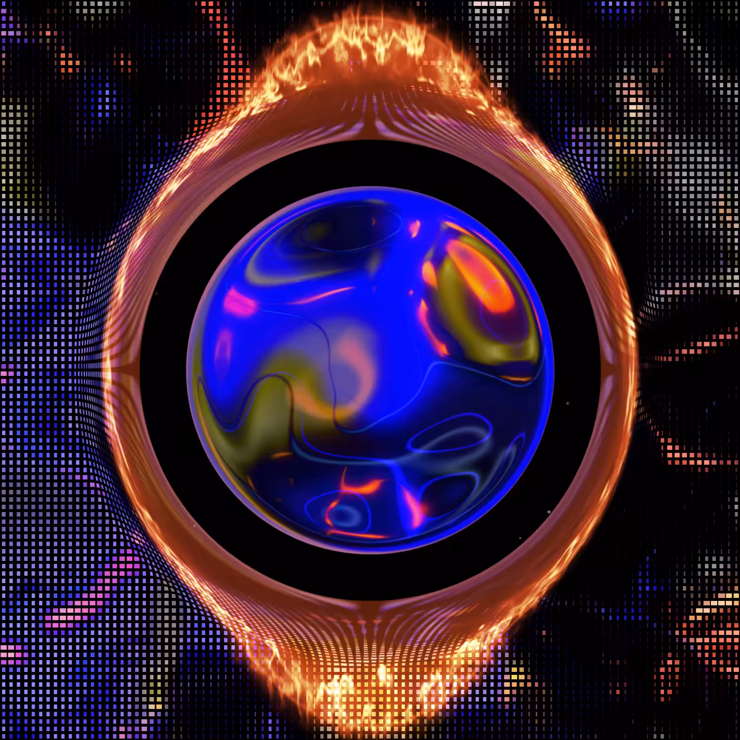 The Fiery Eye of the Digital Universe
