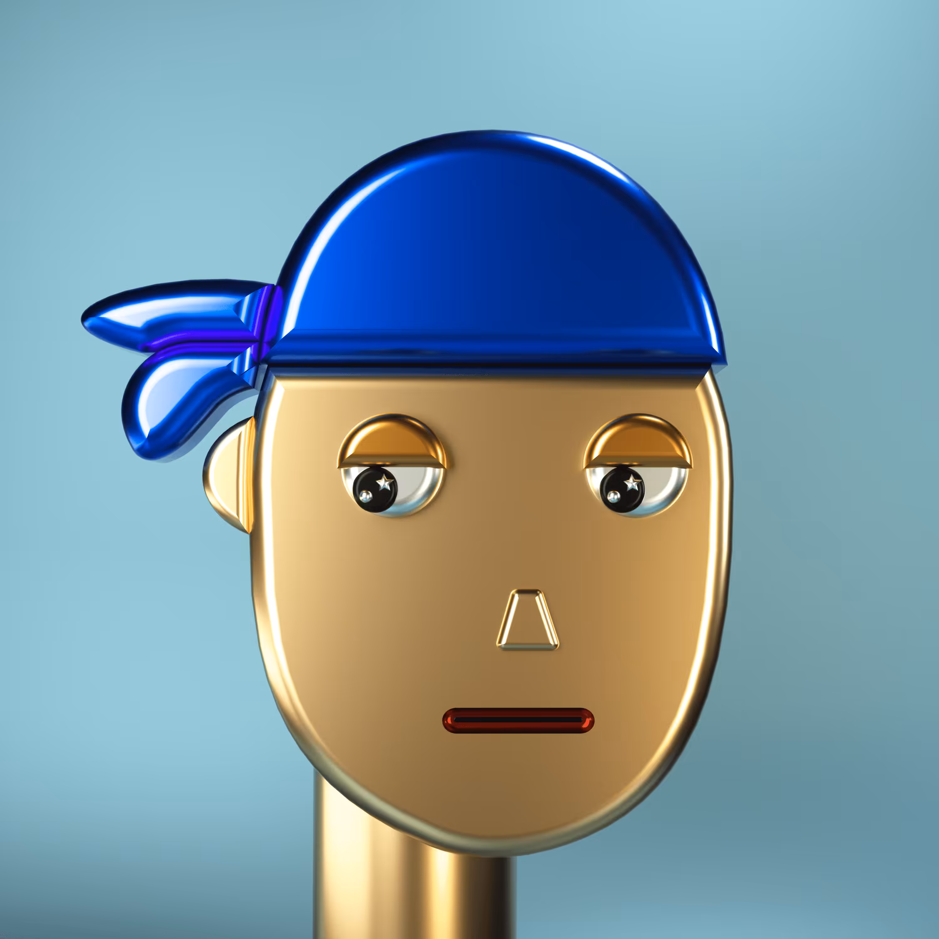 3D Chrome Punk #1025