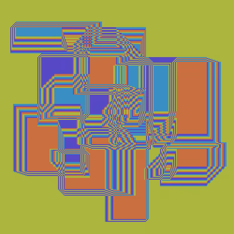 Superimposed Rectangles #96