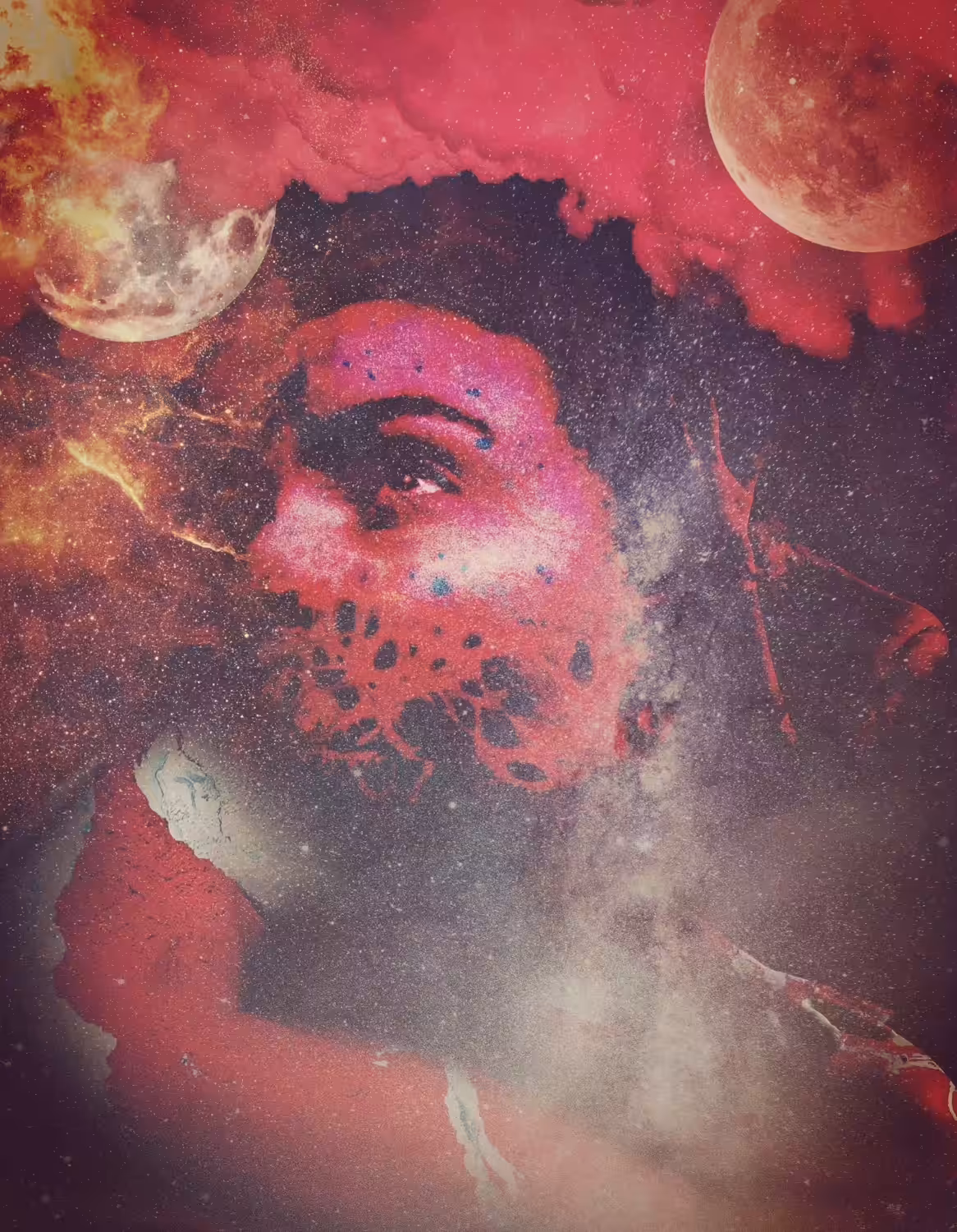 The girl with two Moons