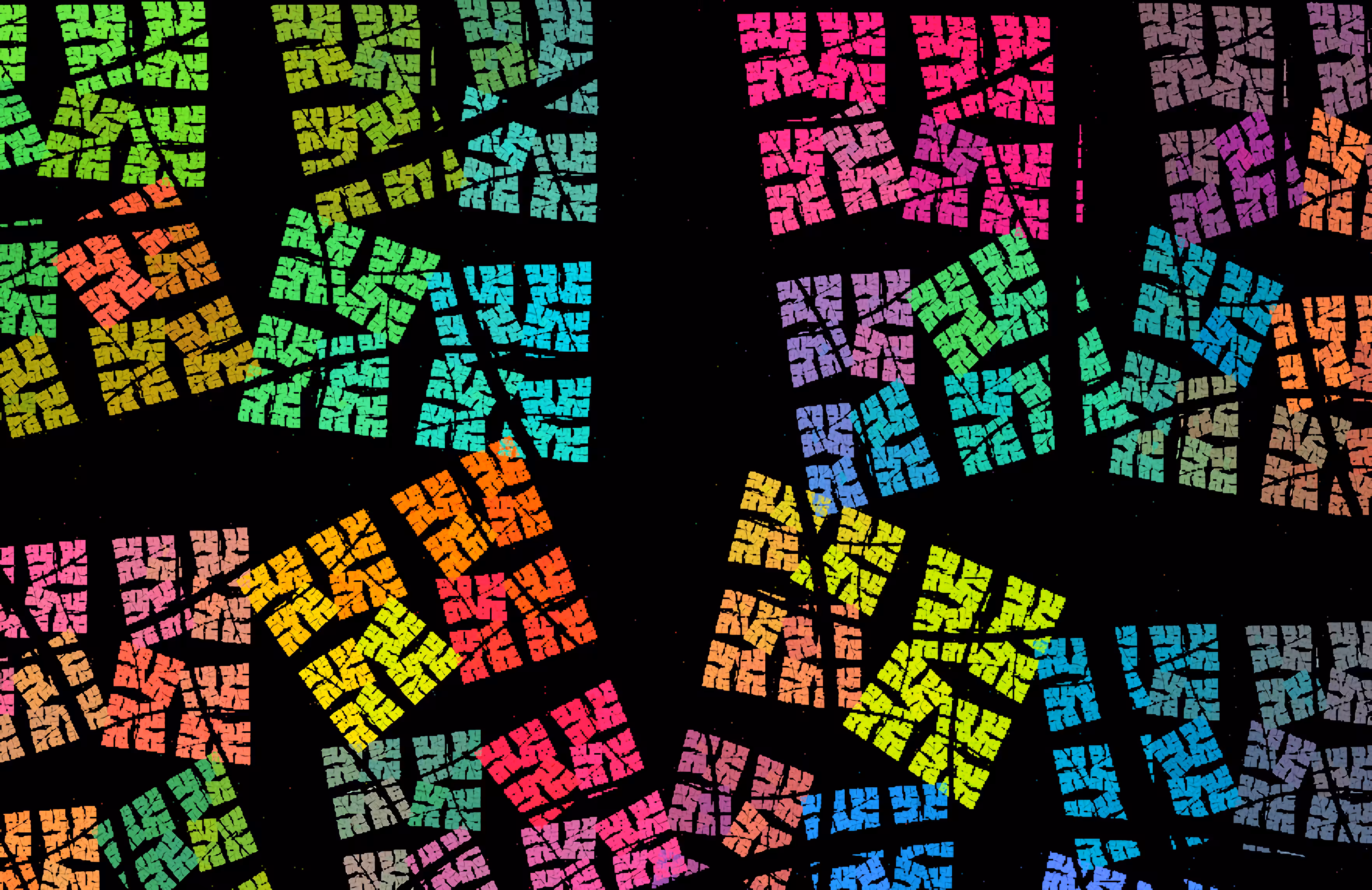 Raw Fractal Series - #054 - Urban Sprawl