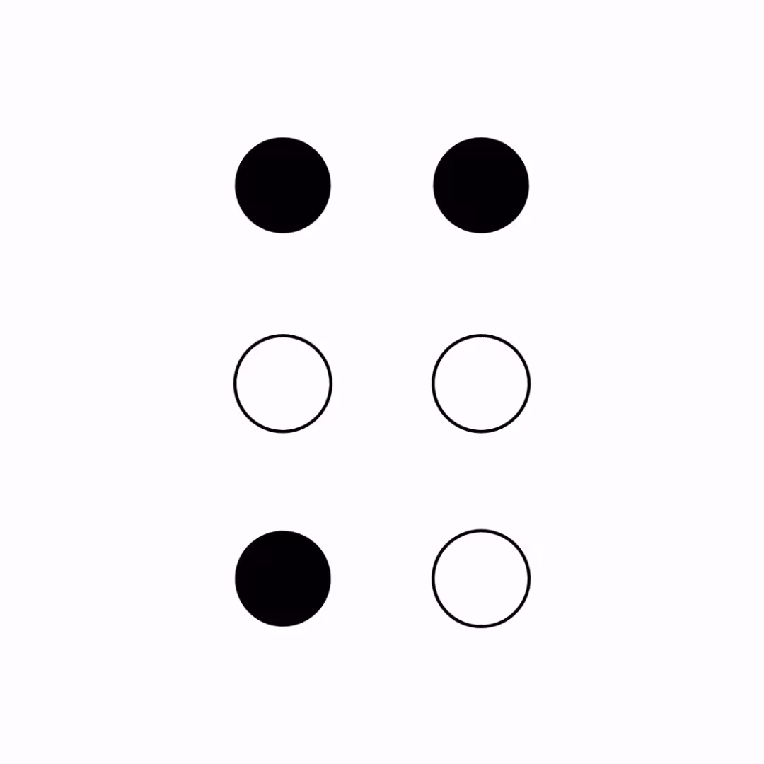 Braille Cell: M