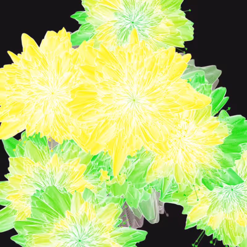 Bouquet of digital flowers #6