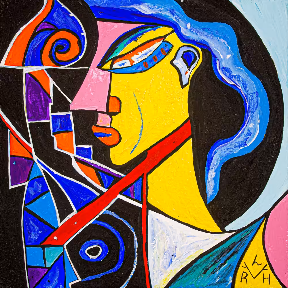 Lady in a Red Scarf