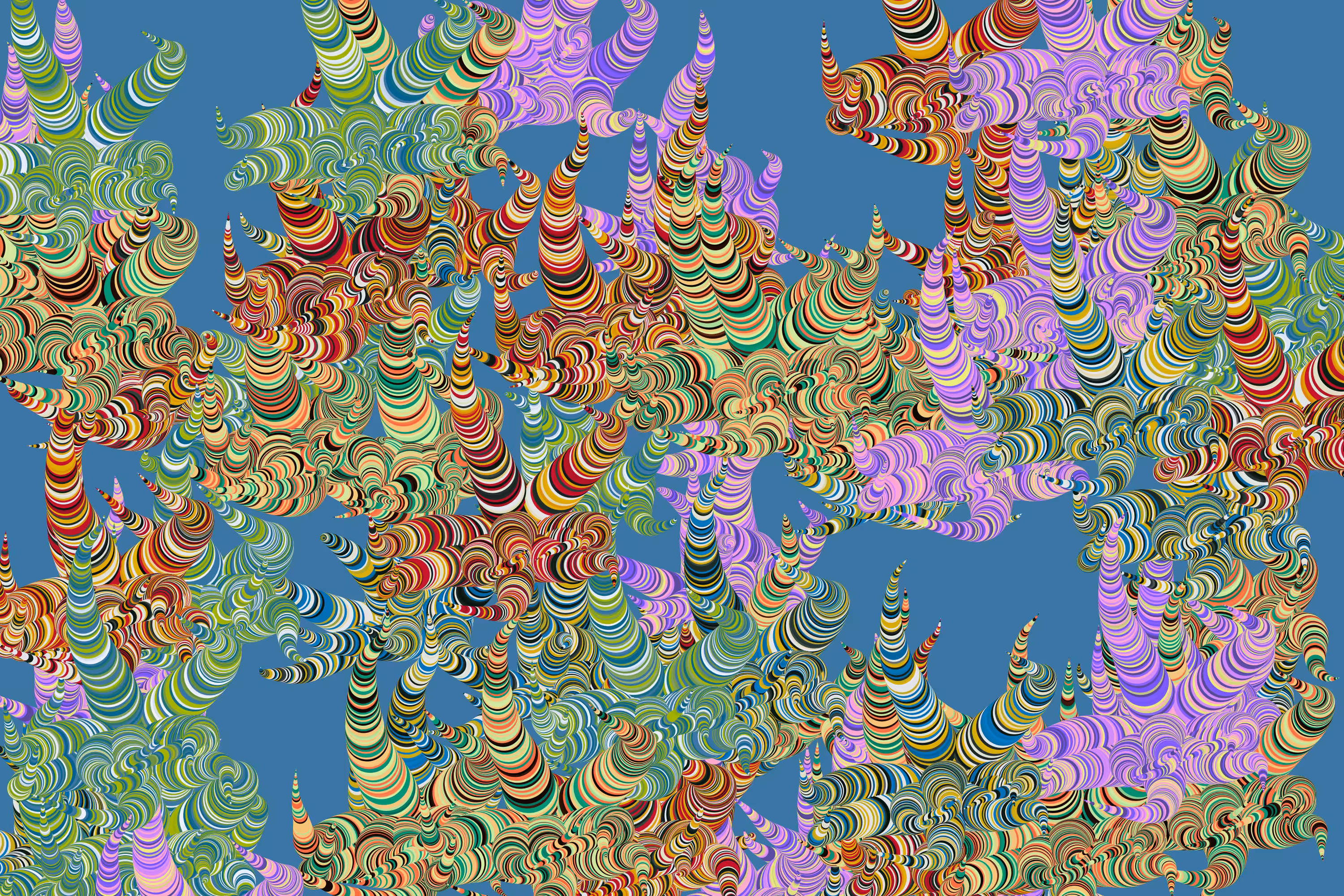 Psychedelic Sea Anemone  