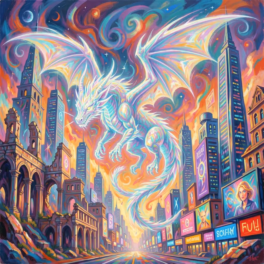 NightCafe Creations: Dragon Flight 4