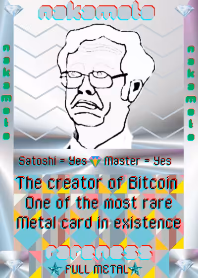NAKAMOTO FULL METAL CARD