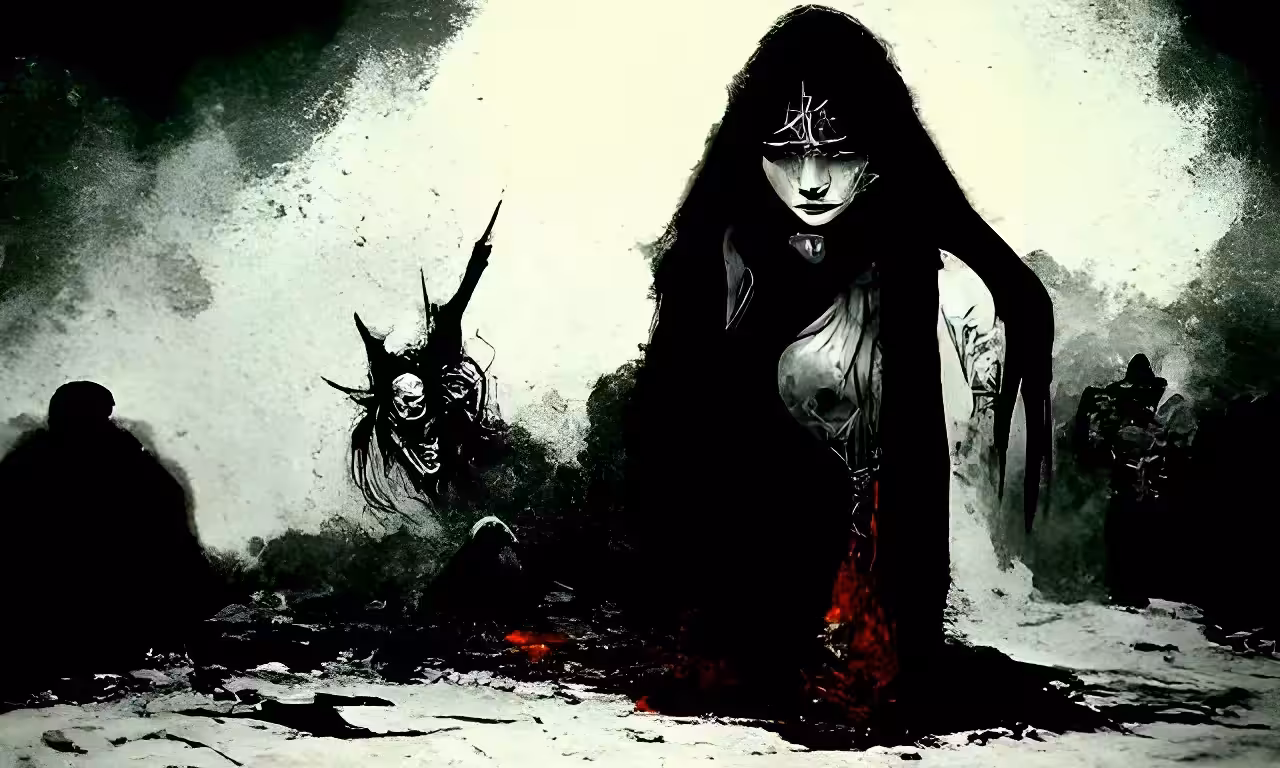 Lady of the Black Flowers