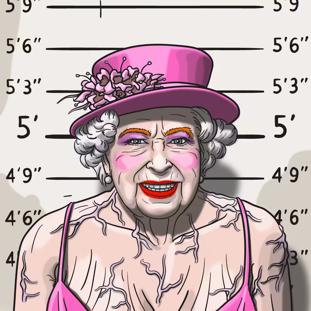 #6 from series "Presidents Mugshots"