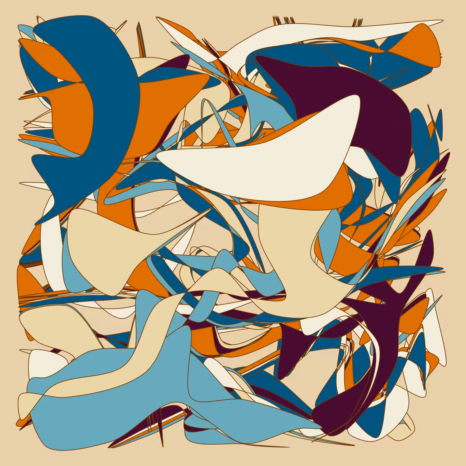 Geometric colorful shapes 2 (Free edition) #176