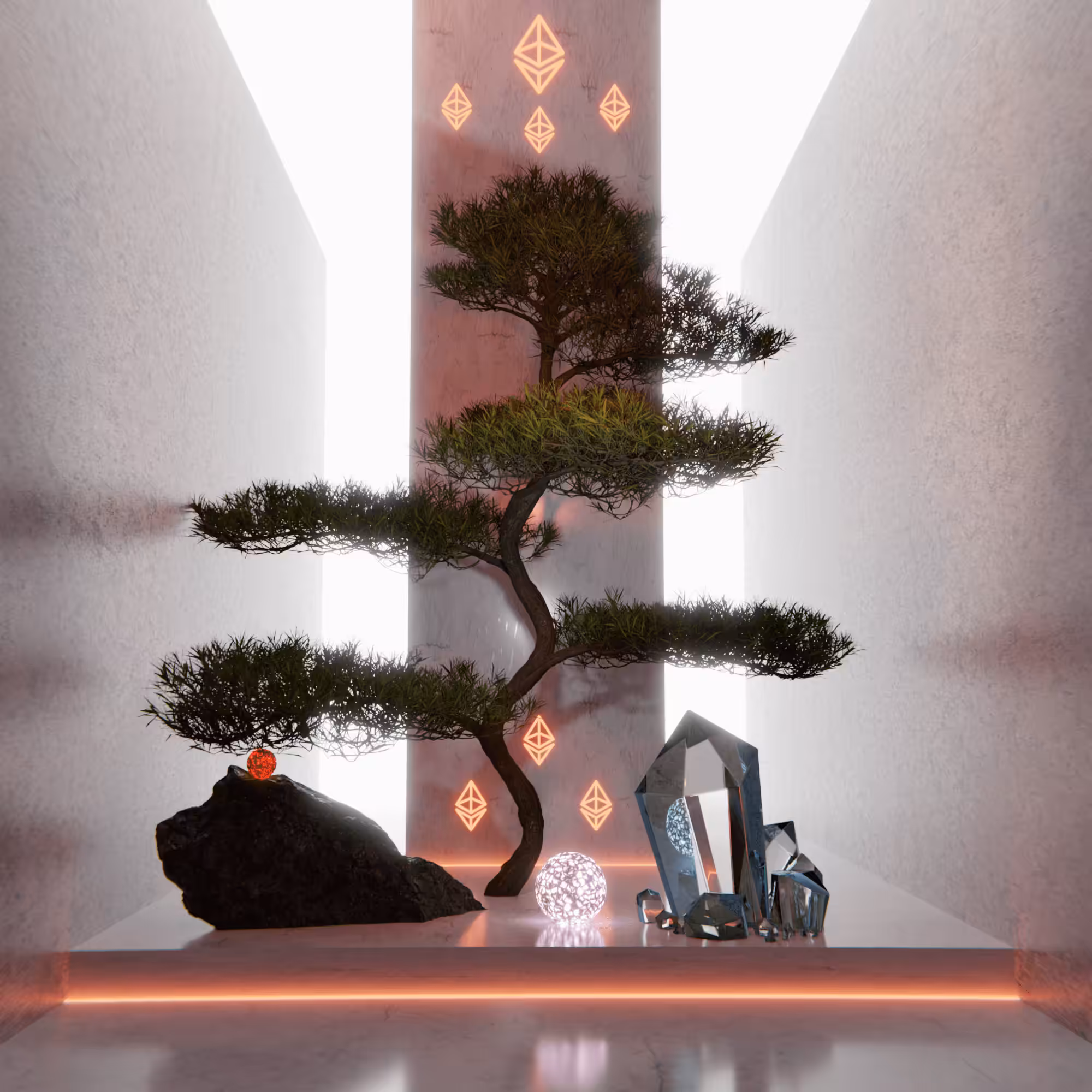The Ethereum Forest #0013 - Buddhist Pine #13