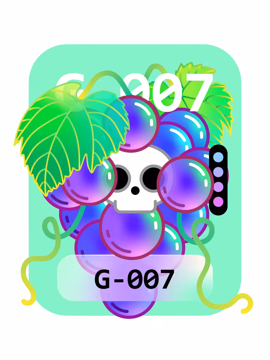 Lazy_to_Skull Grape G-007