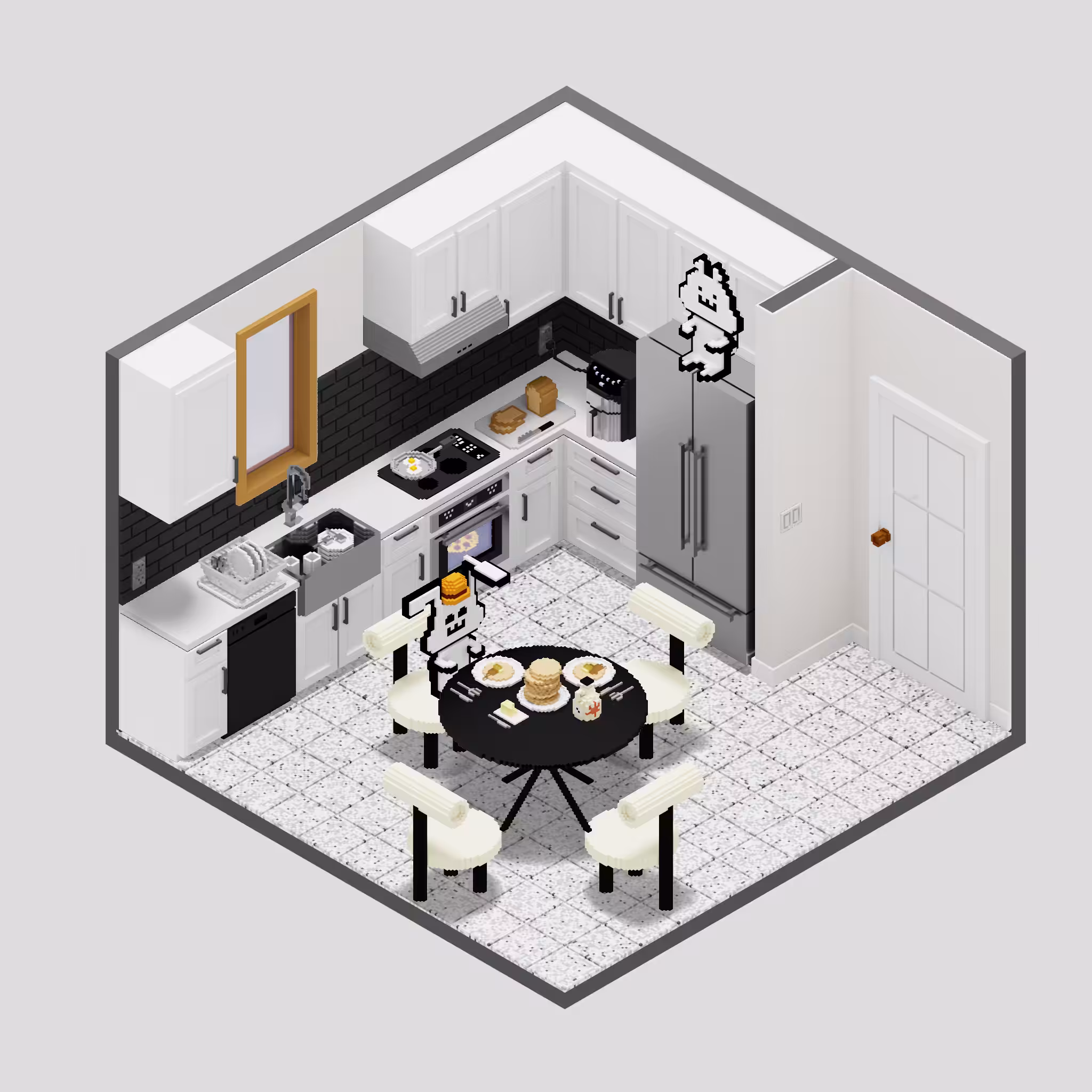 Many-Rooms Interpretation: Kitchen: Kitchen #42