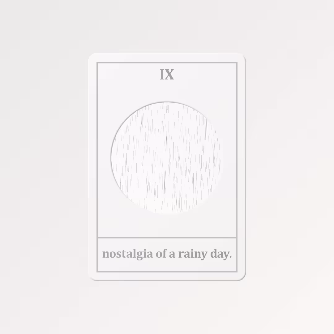 Nostalgia of a rainy day #9
