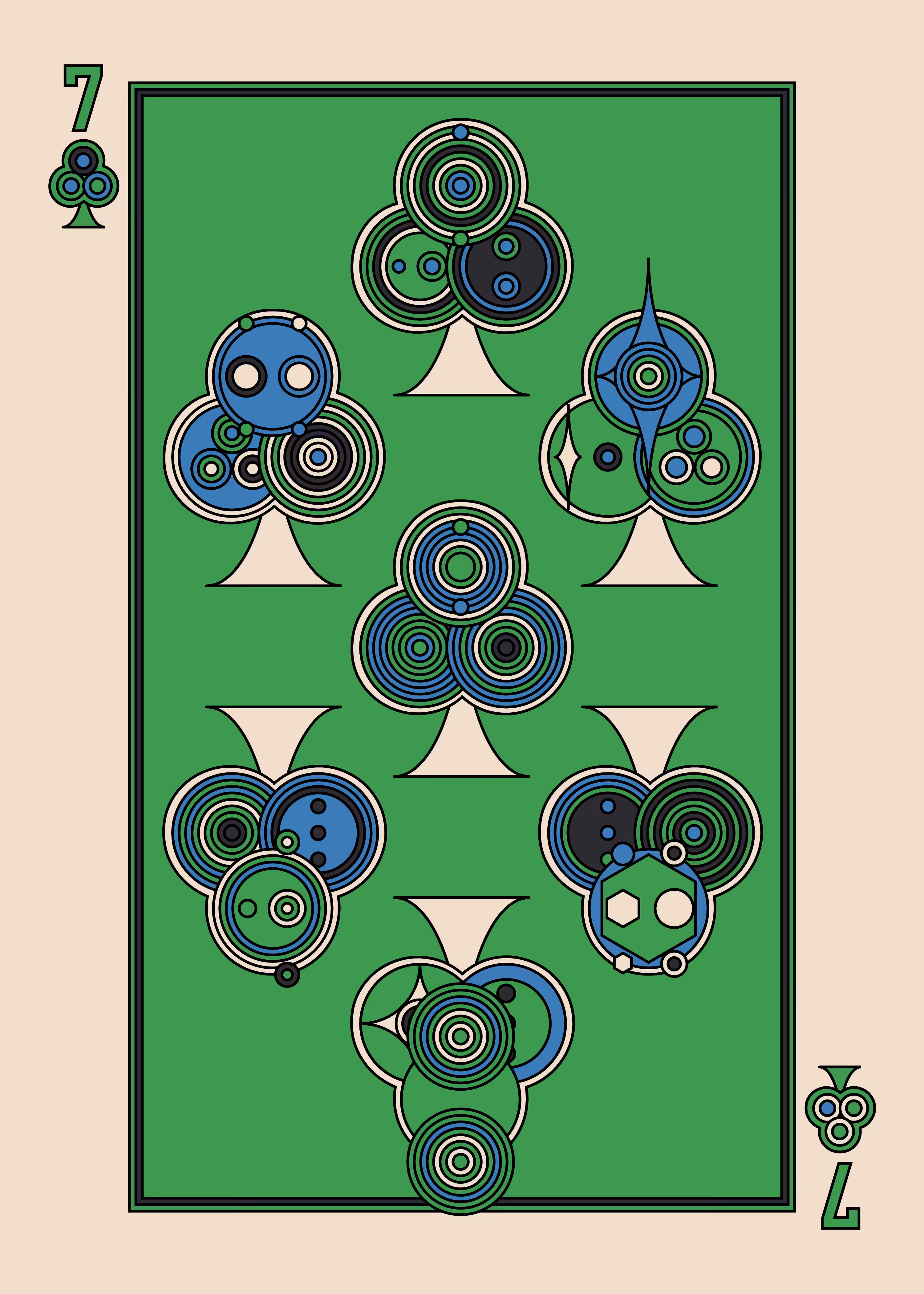 Seven of Clubs Dark