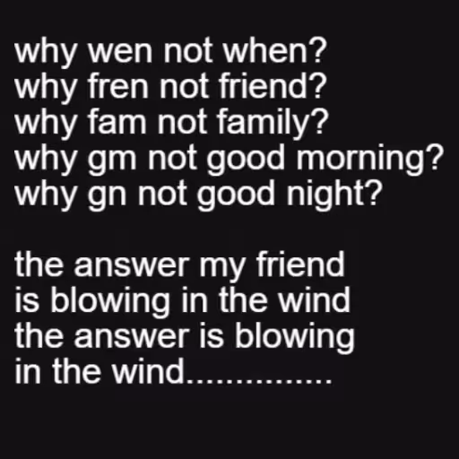why wen not when?
wh...