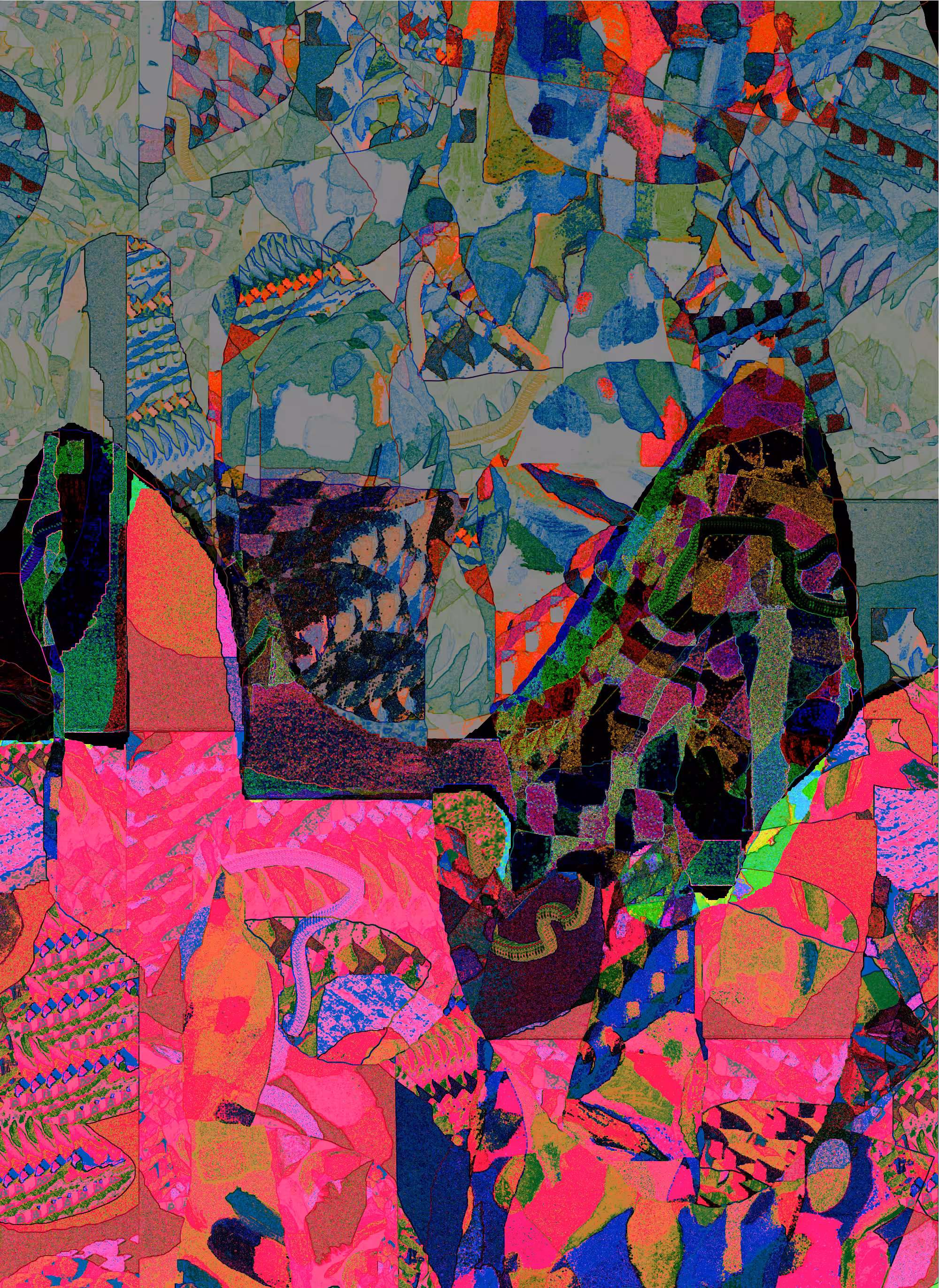 reflection of the coast in the eyes of a robot dog everyone remembers from a chat at the gates of the bar