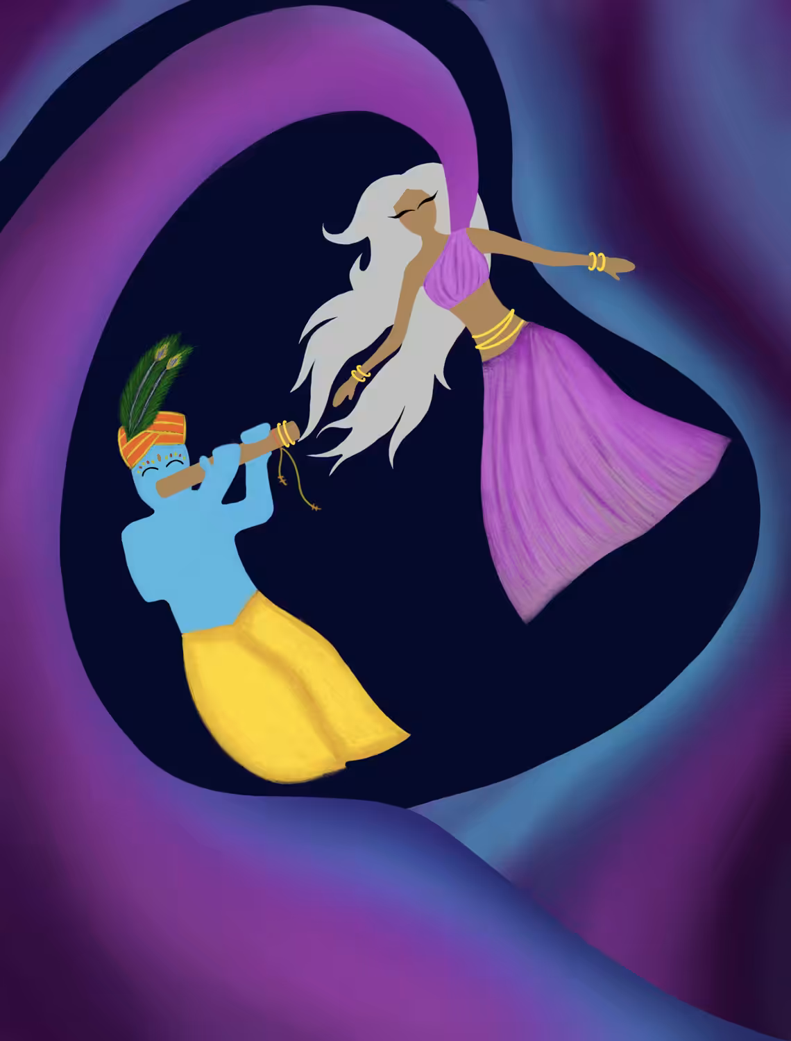 Radha and Krishna