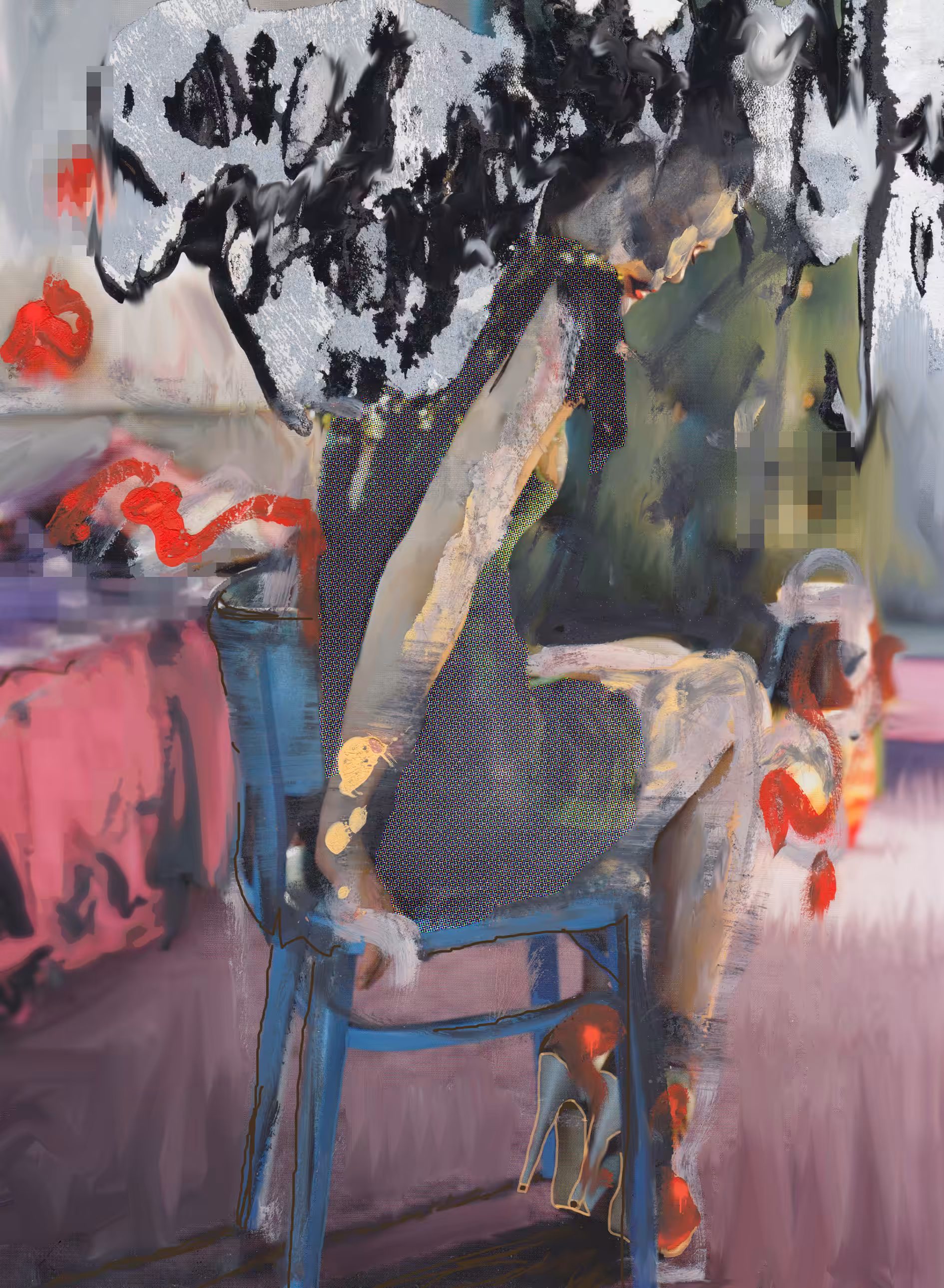 THE BLUE CHAIR