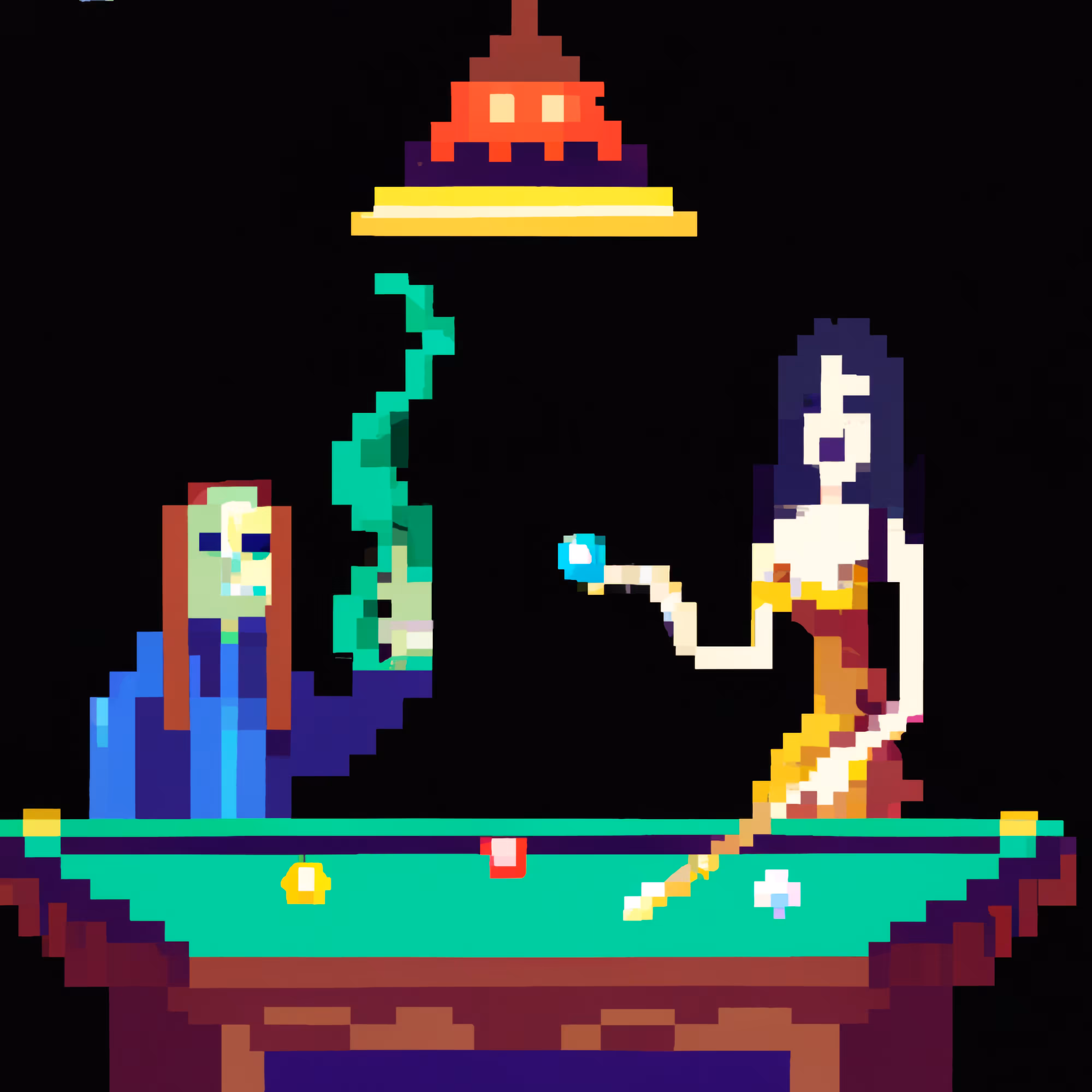 Mona Lisa Meets an Alien in a Bar #2
