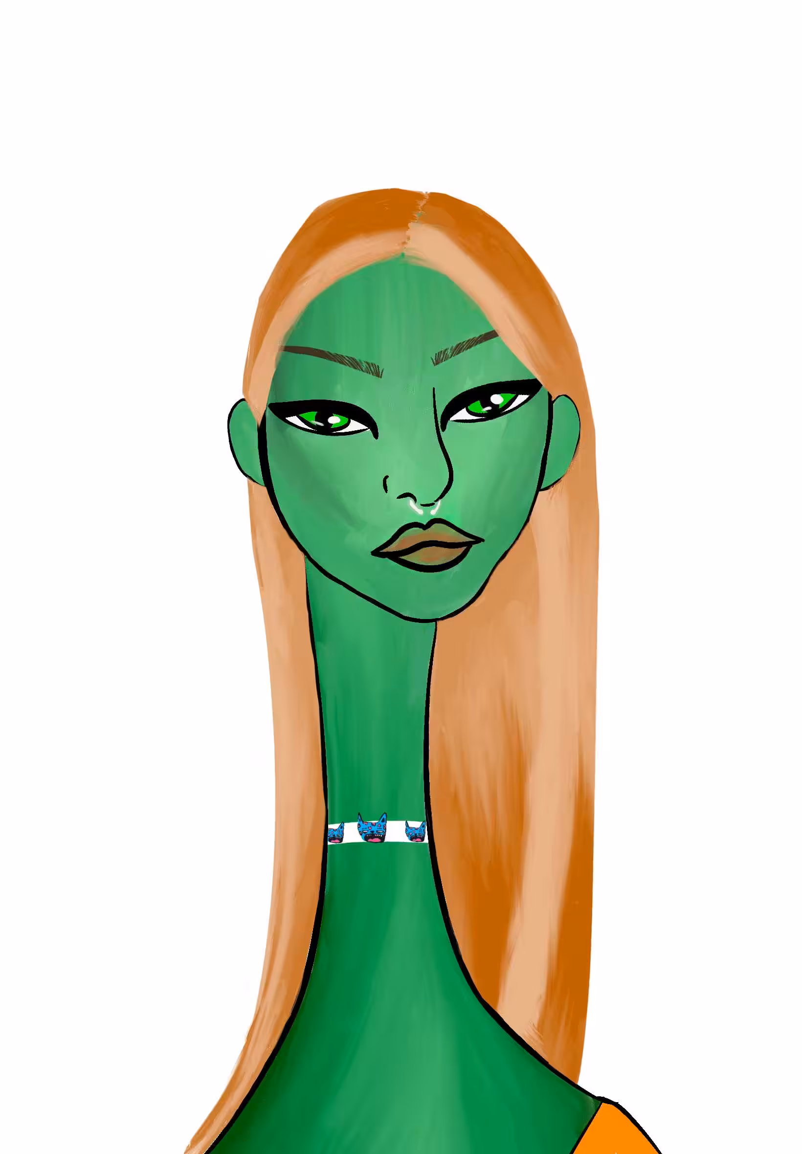 Long Neckie Ladies: Long Neckie Lady #169