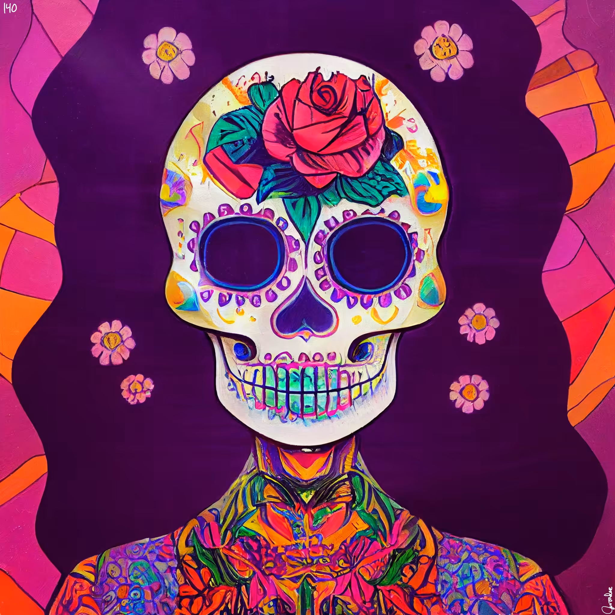 sugar skull #140