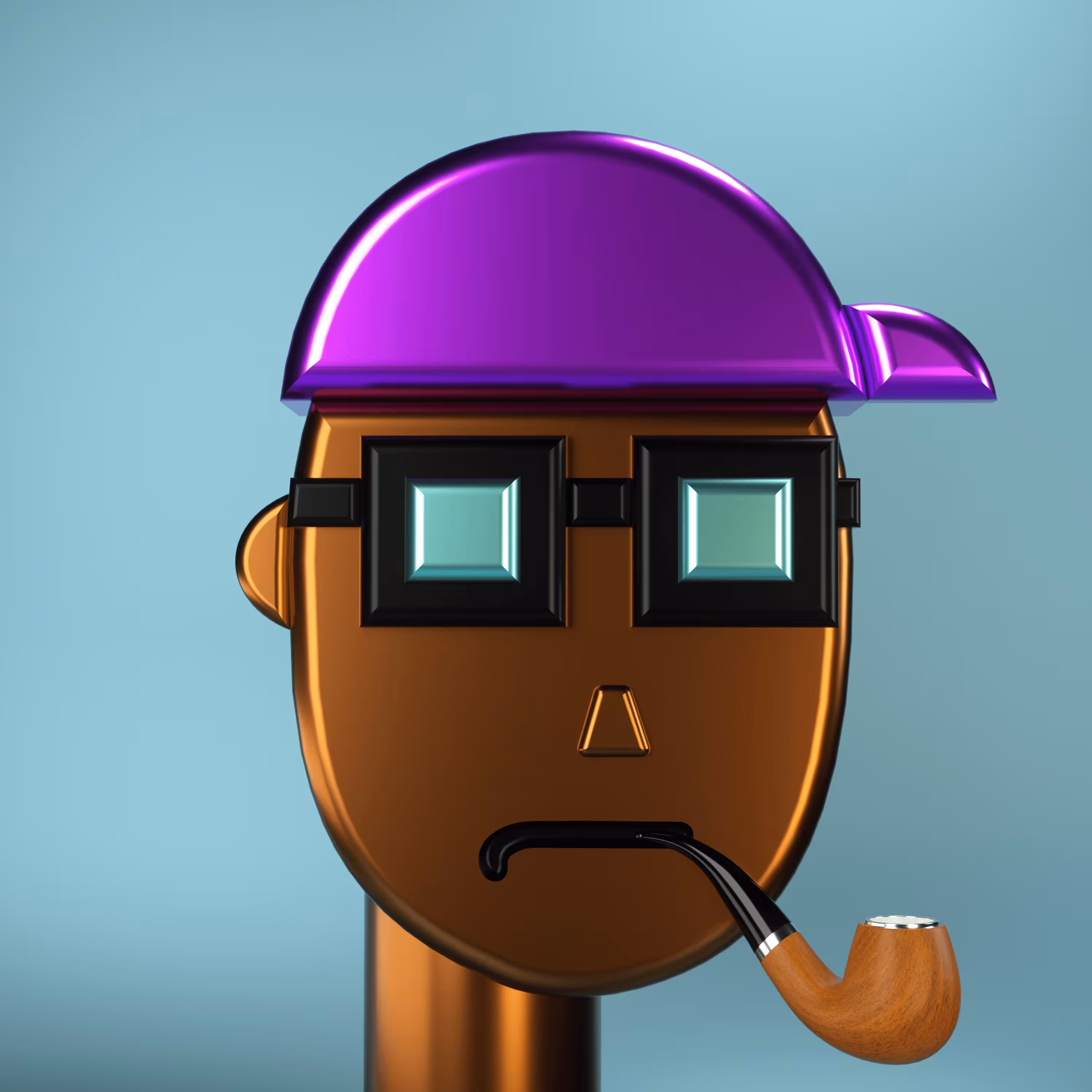 3D Chrome Punk #0363