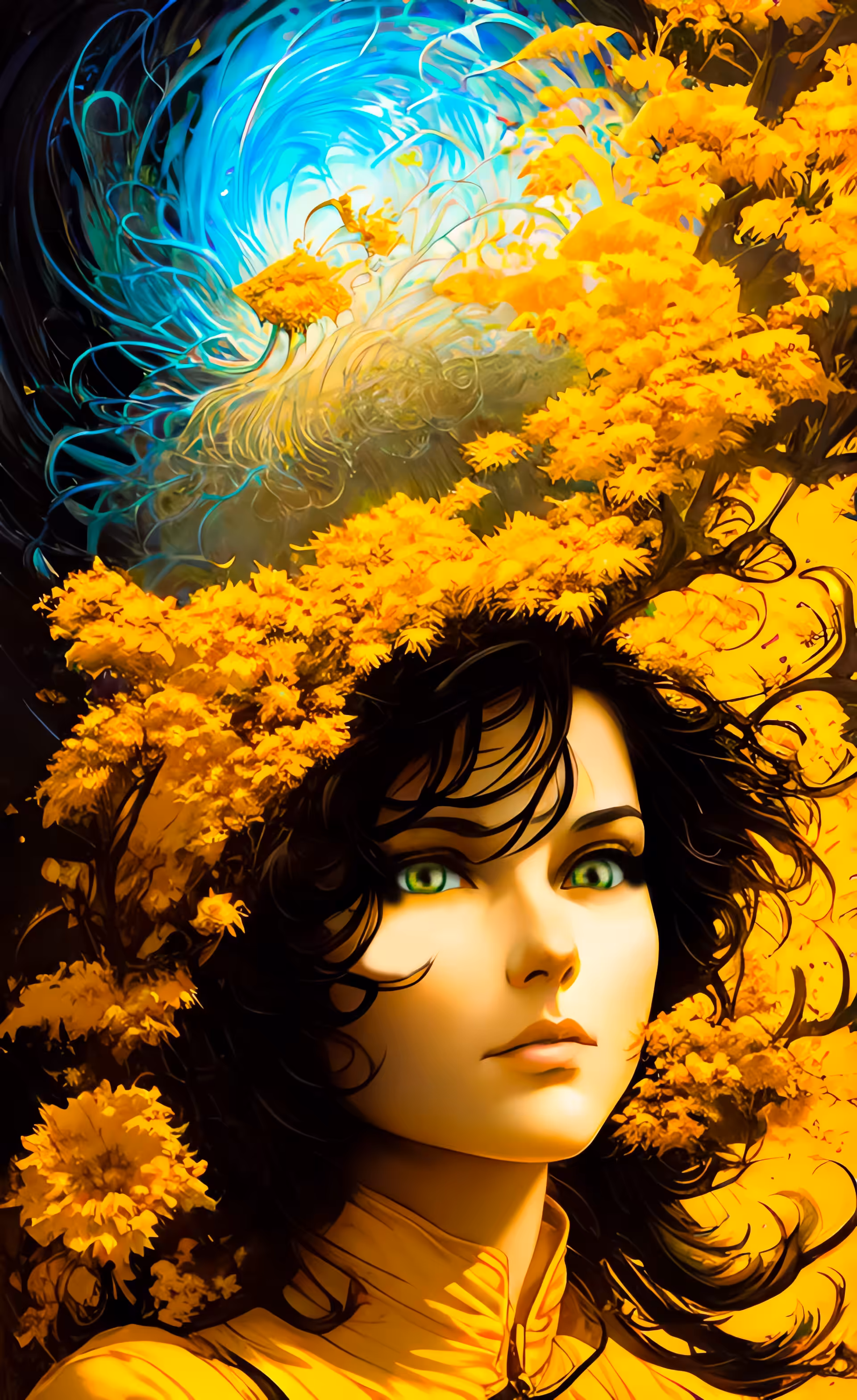A marvelous and colorful world: Drowning in yellow