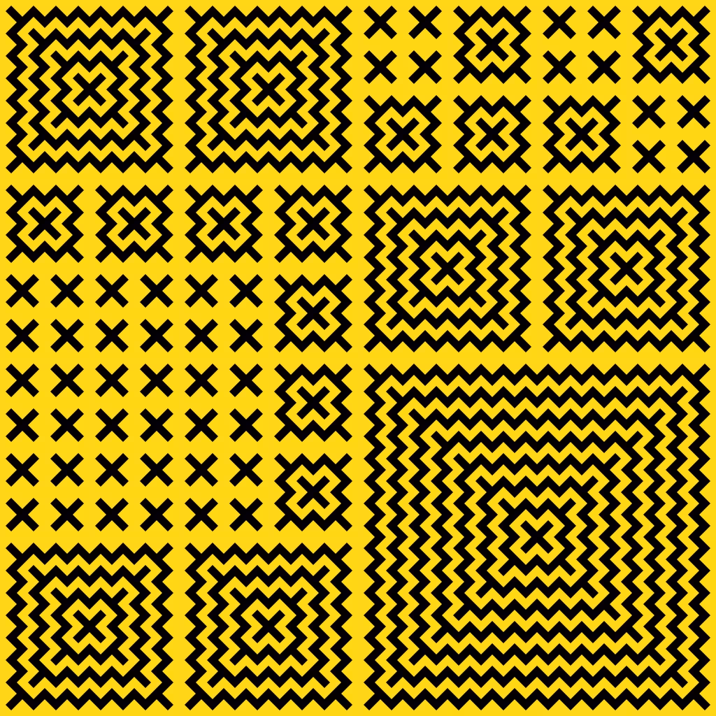 Truchet Squares 2 (Charlie Brown)