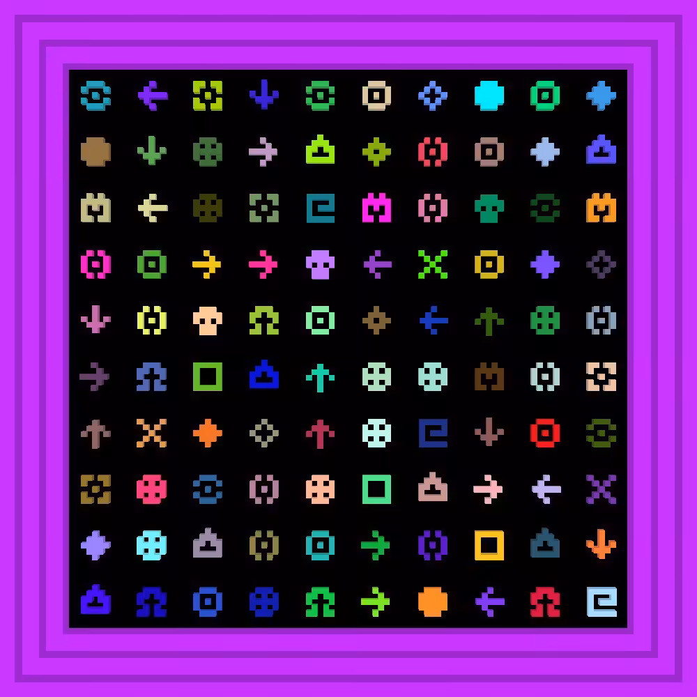 satoshi nakamoto :: Procedural Symbols #195/1000