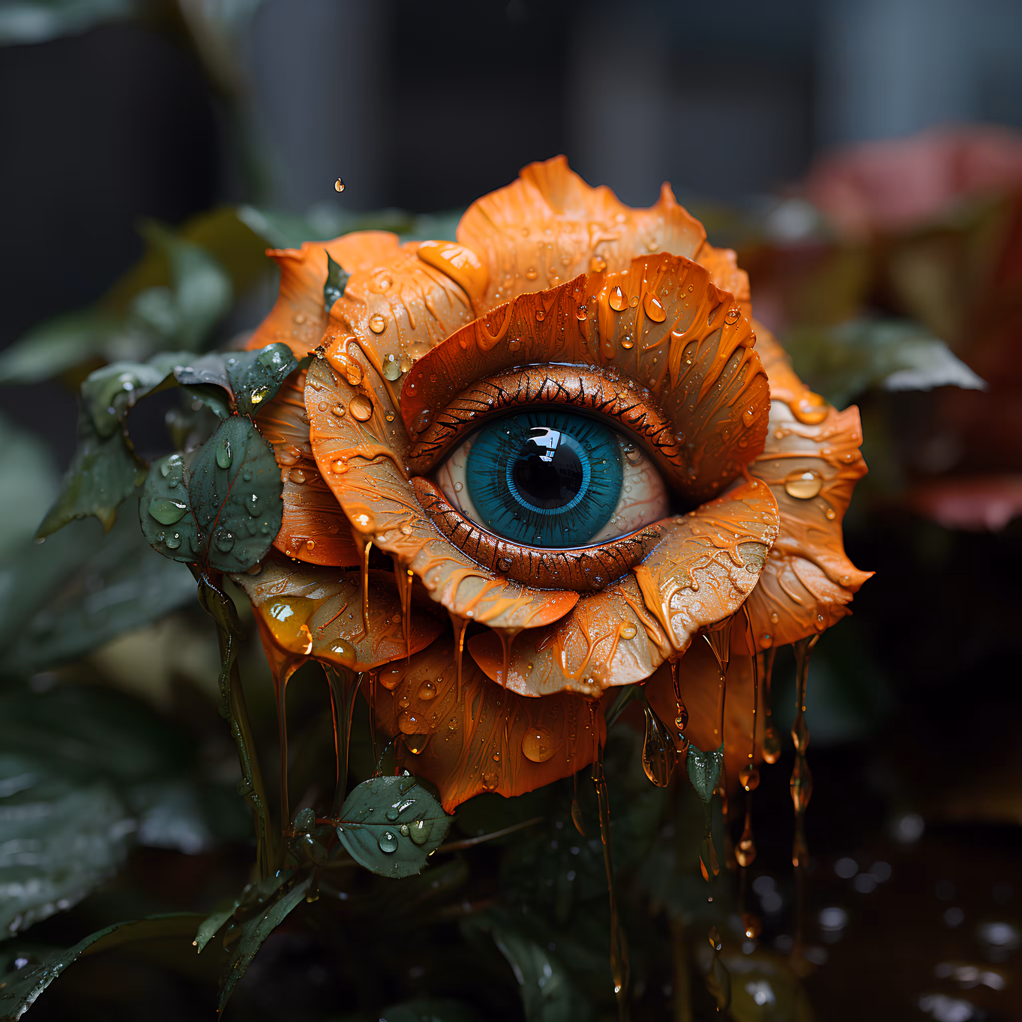 Orange Rose Watching
