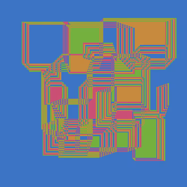 Superimposed Rectangles #53