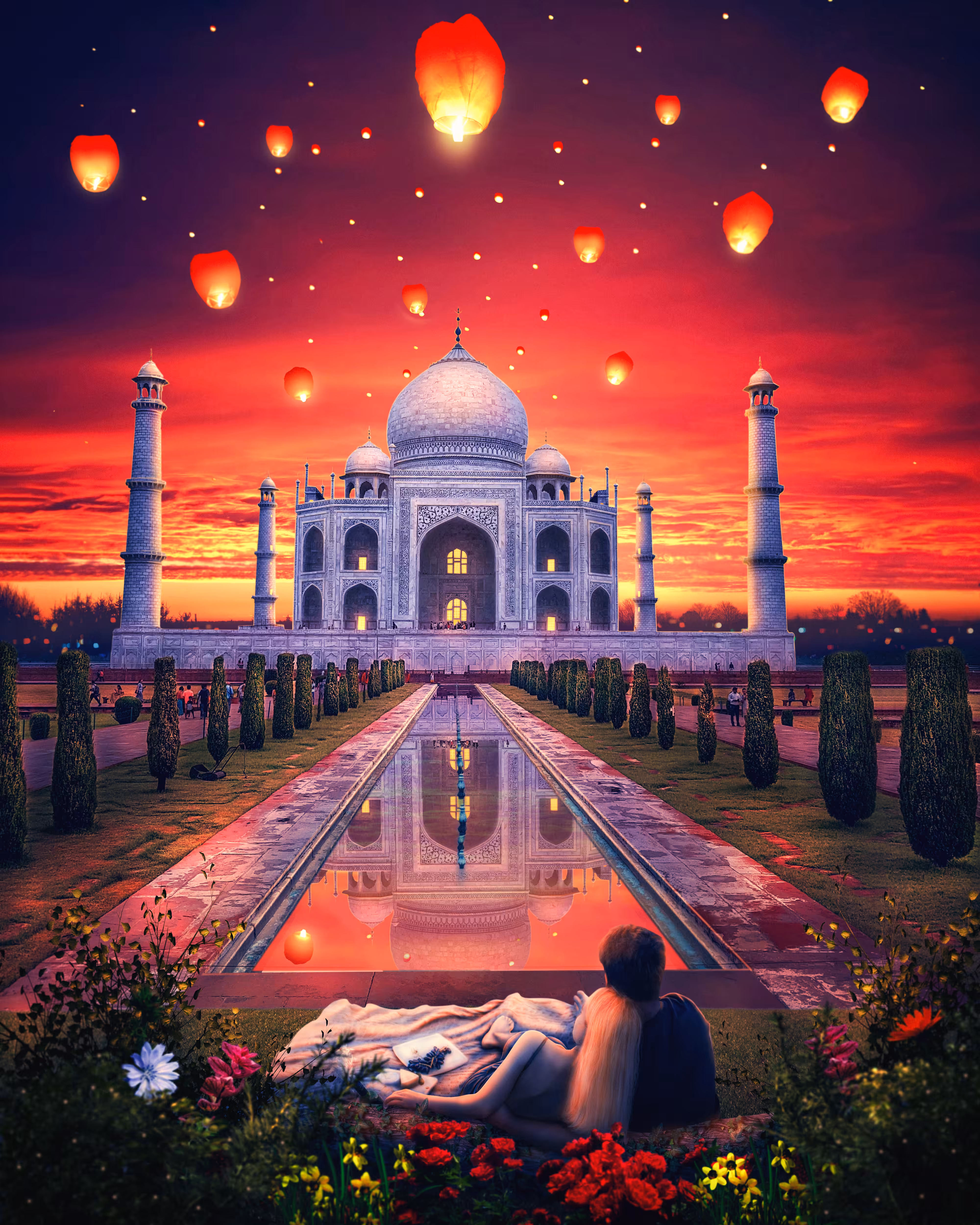 Beauty Of Taj Mahal