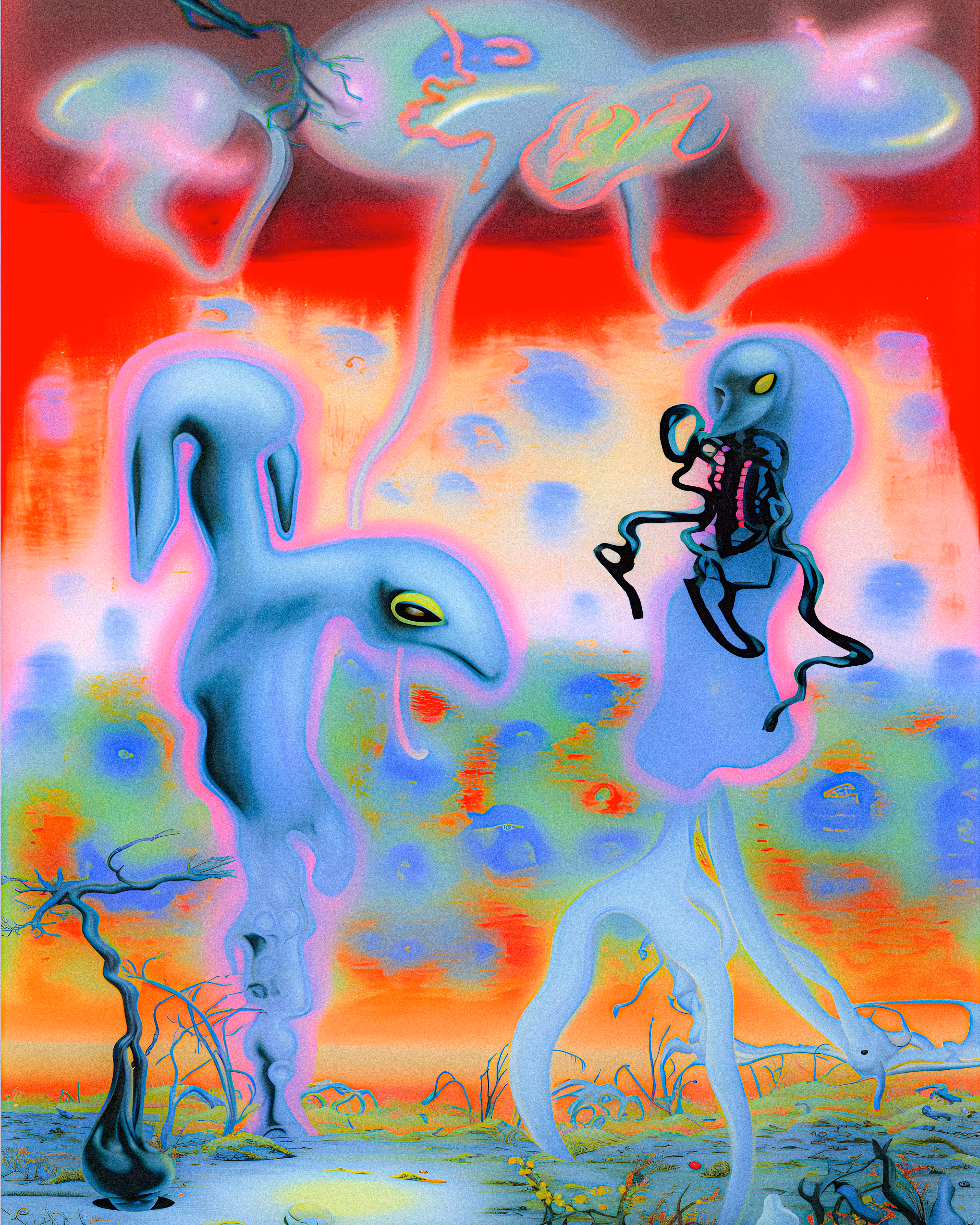 The dolphin and the mermaid