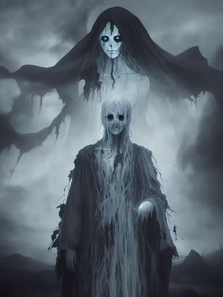 The Ghostly Mourning Family's Curse
