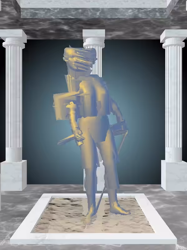 HeavenComputer: The Drunk Sunlit Cobalt Woman #5924