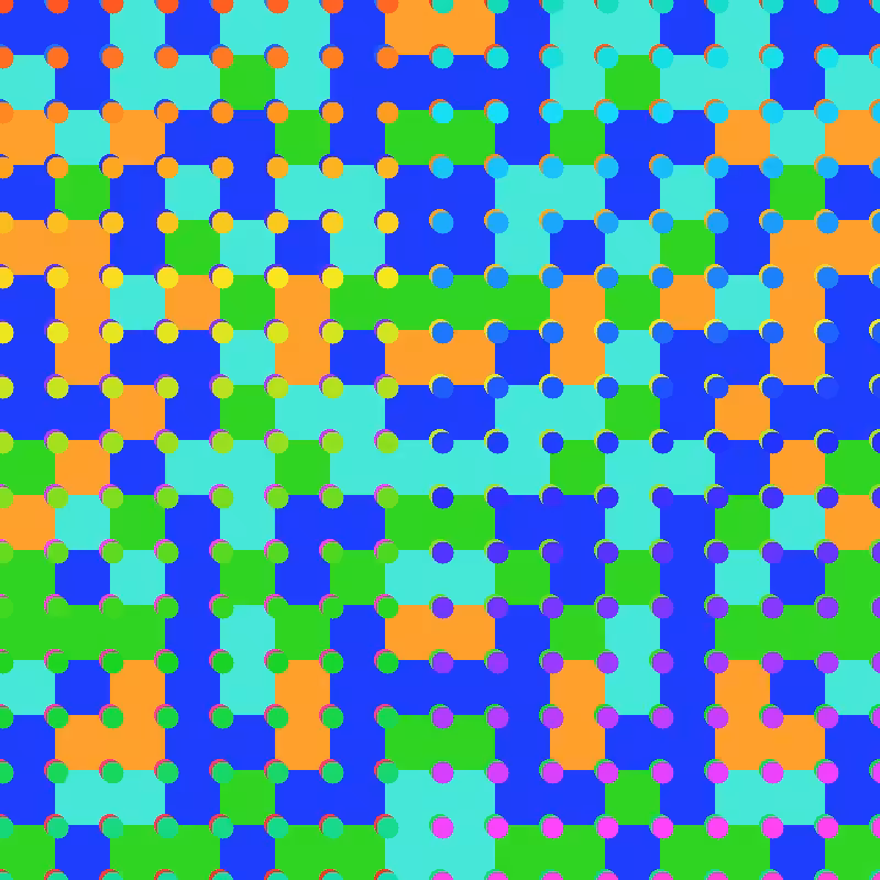 Squares and dots #32