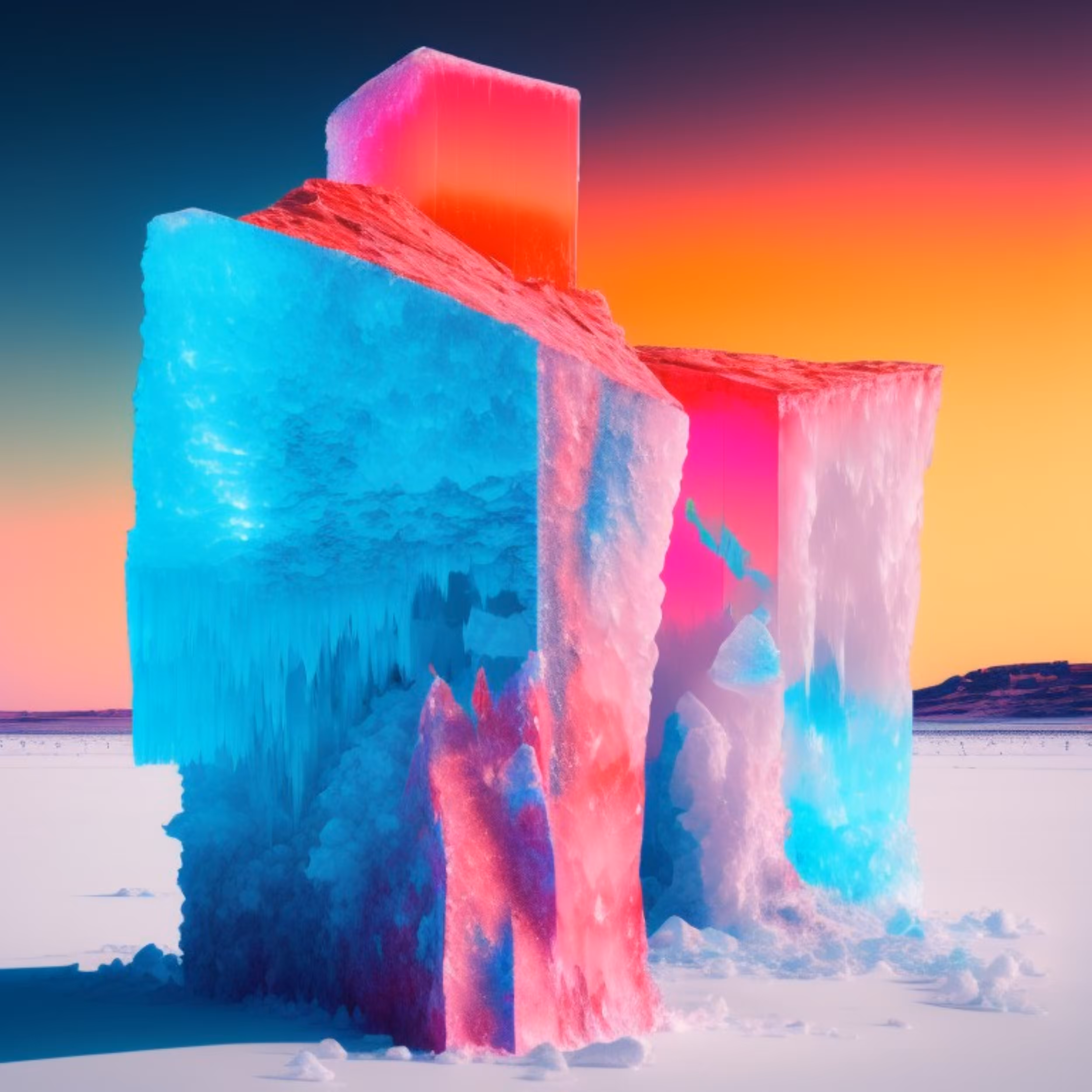 Monolith aus Eis #1