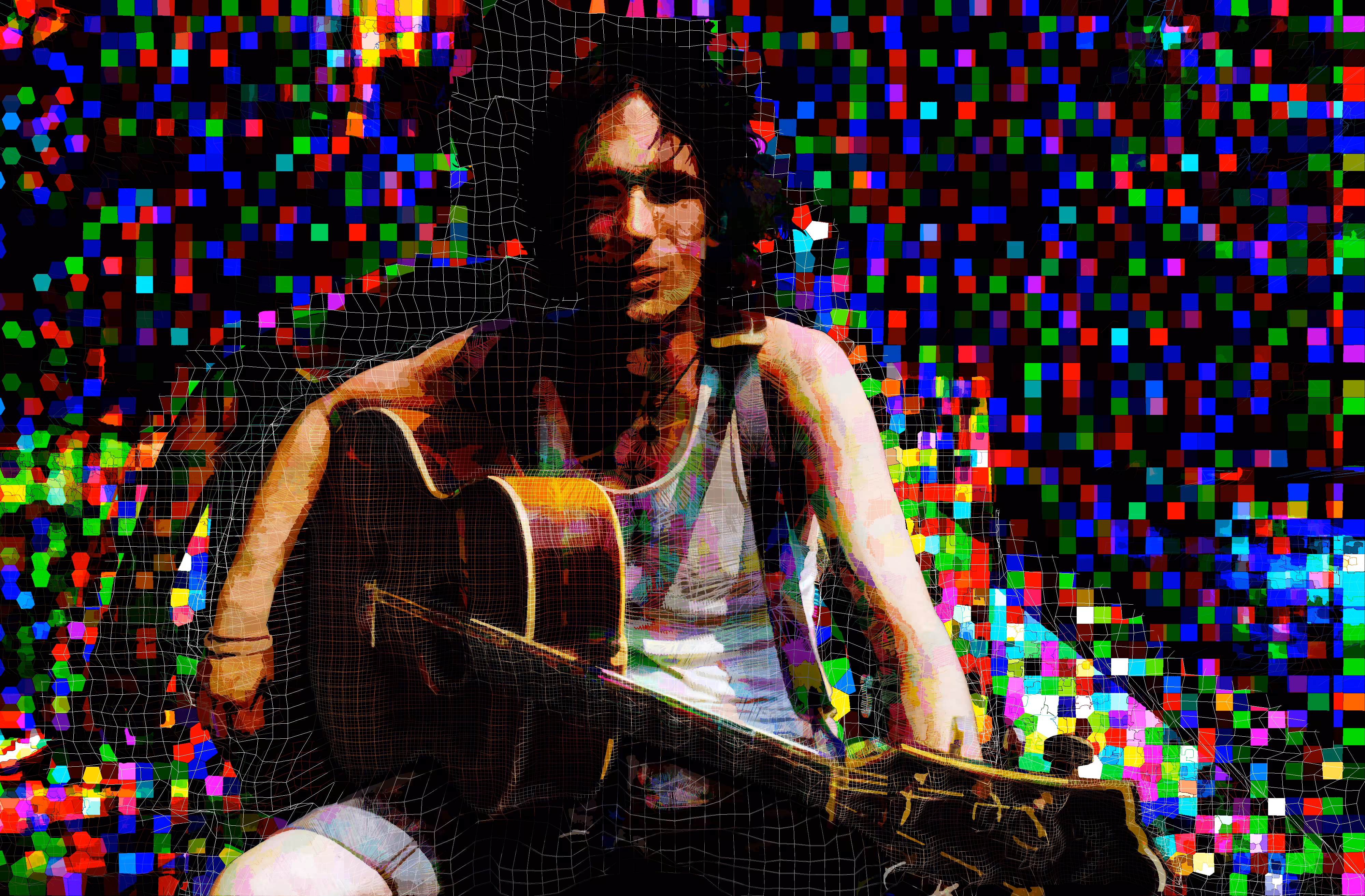Portrait of Jeff Buckley