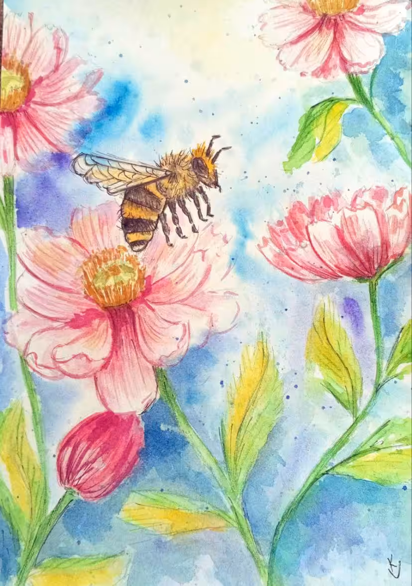 🌺🐝 A picturesque garden - stop and enjoy it 🌺🐝