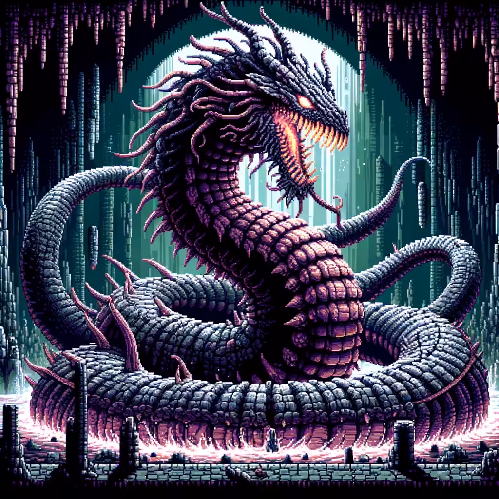 Serpent Emperor of the Abyssal Caverns