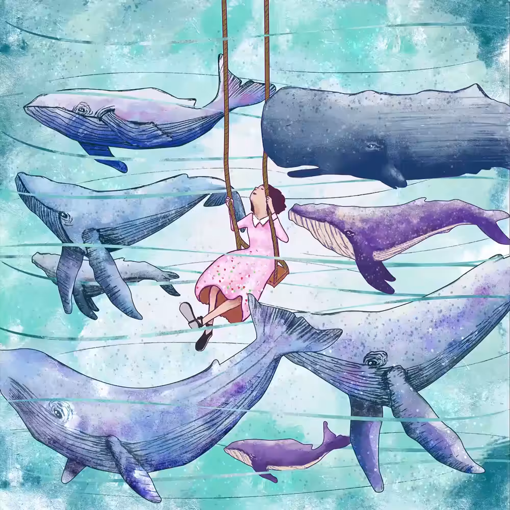 Girl whale