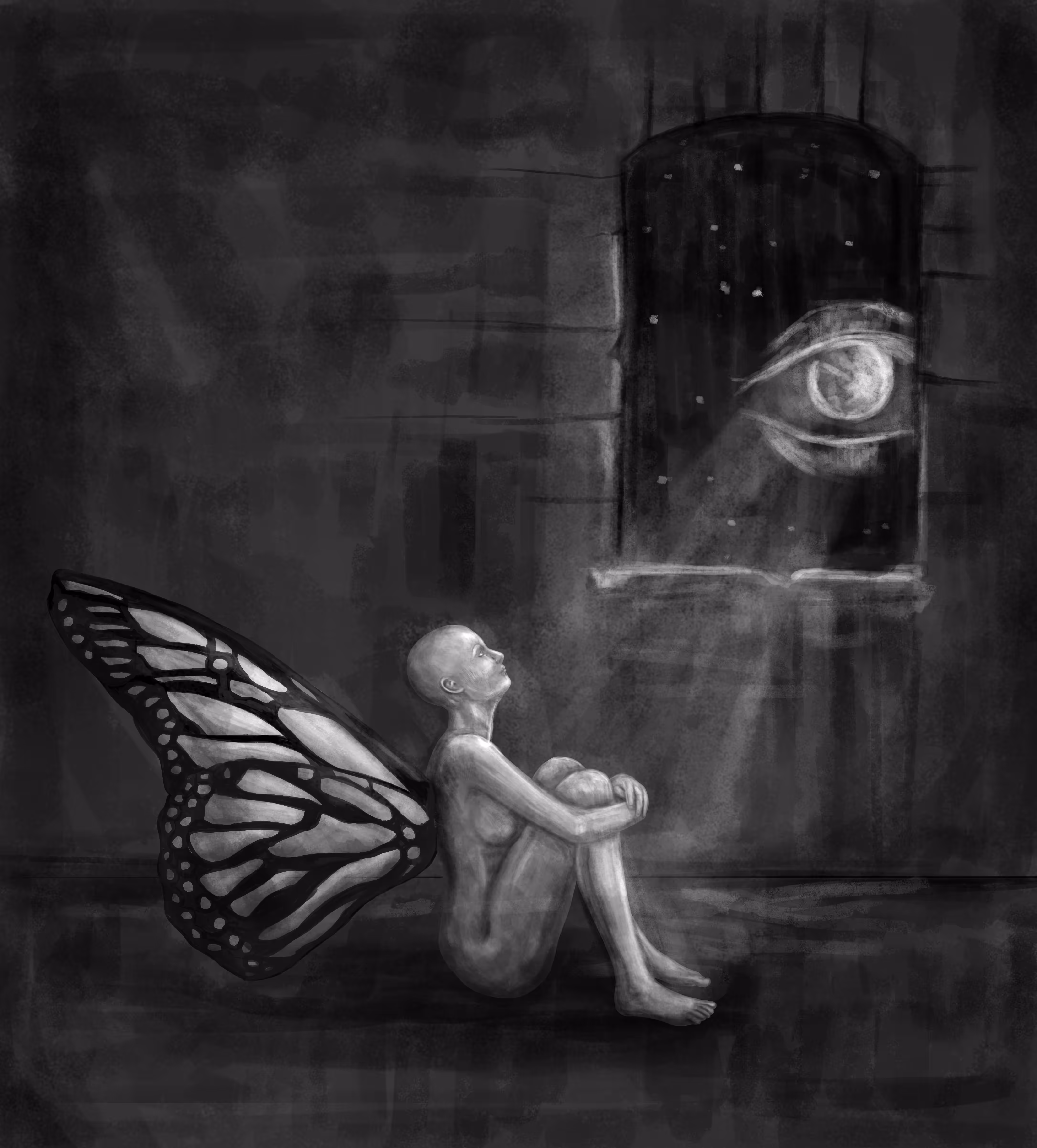 Awaiting to Become a Butterfly
