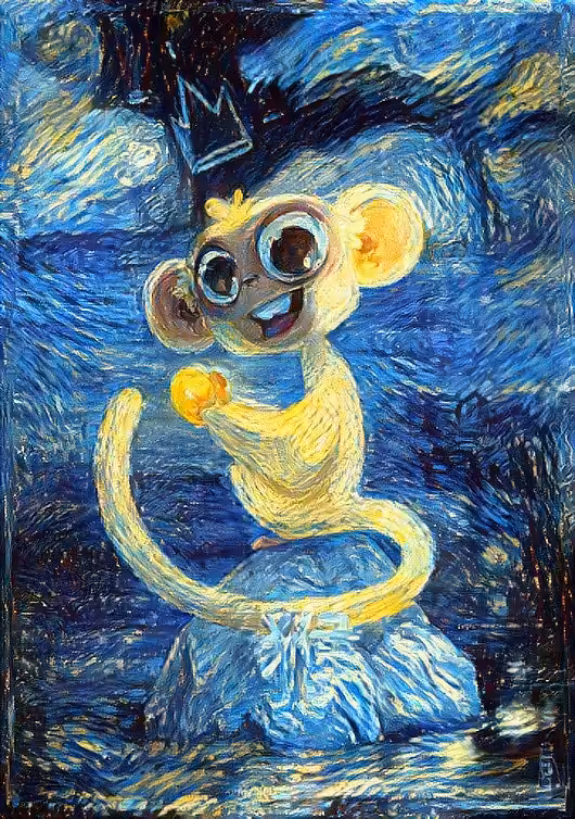 Bored Starry Night Club: Bored Starry Night Ape Club #32