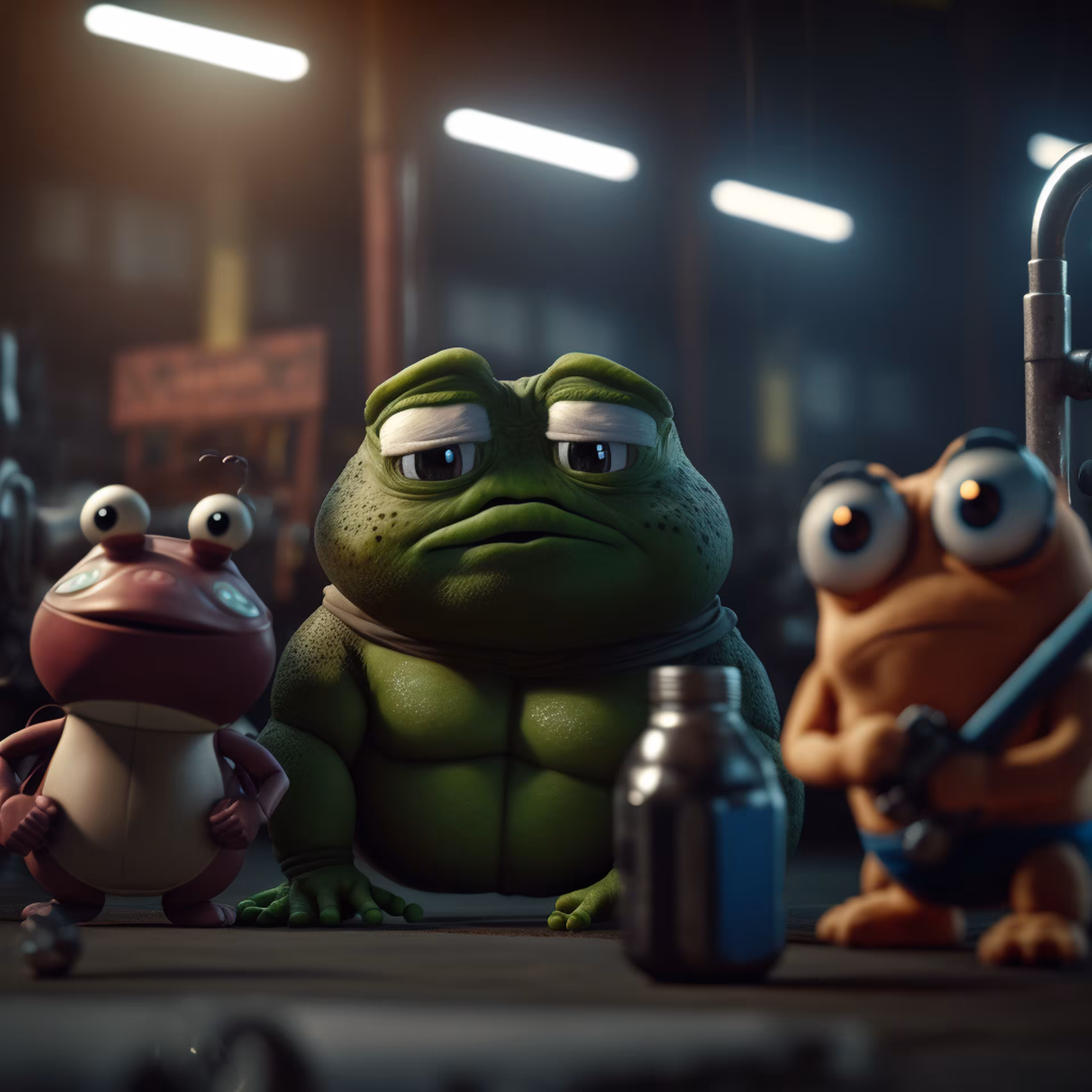 Pepe's World: Pepe and friends at the gym