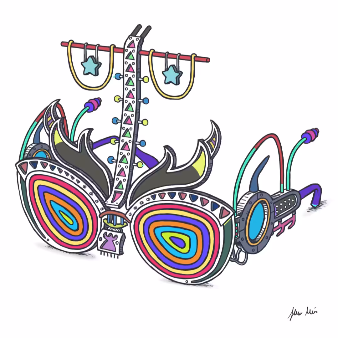 The Cool Glasses - 7: Multicolor Insect