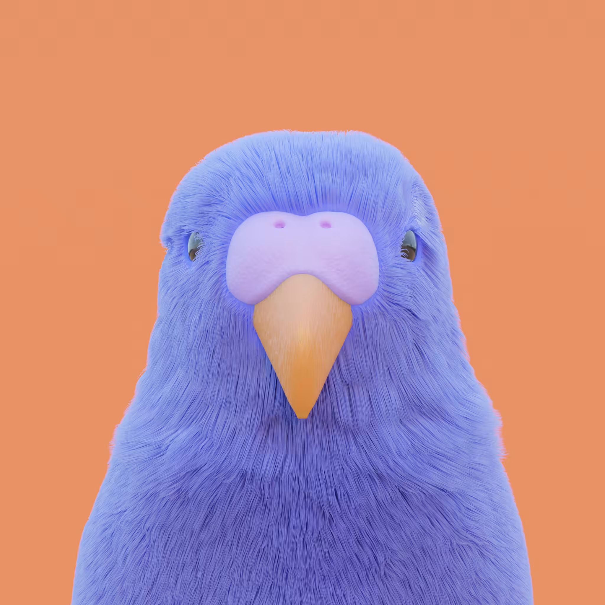 Birdie #04 - Blue