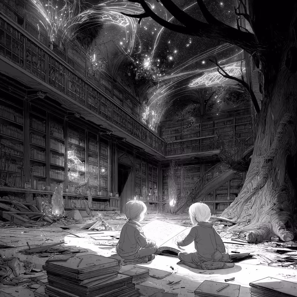 The Library Beneath Stars