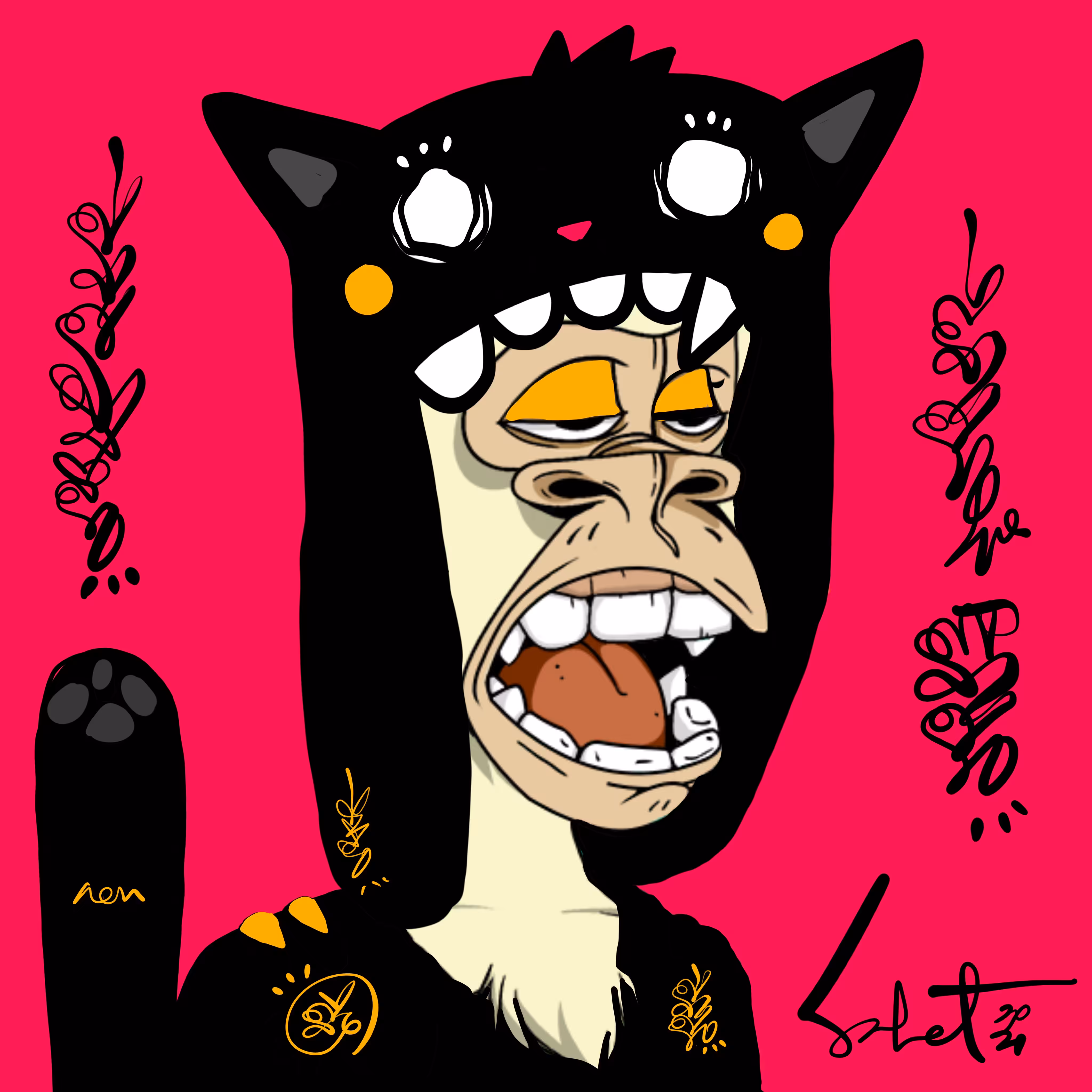 Ugly Kitties by Sabet #130 (Ugly Kitties x Board Apes Yacht Club)