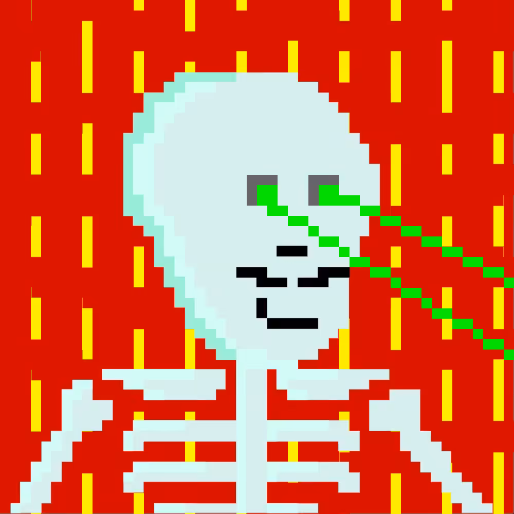 PIXEL SKULLETTI 1 #222